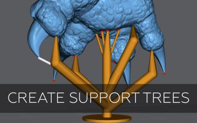 Quick tips and tricks for support trees creation
