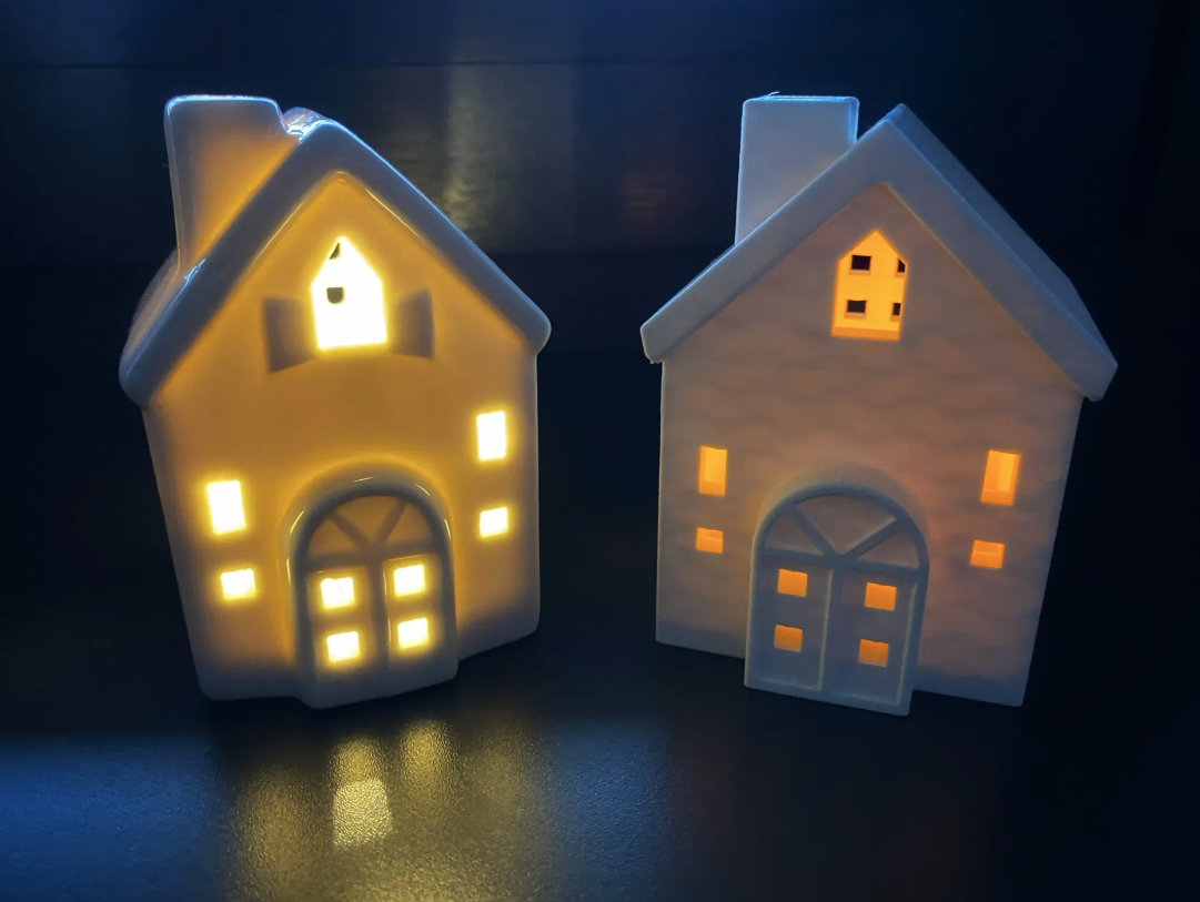 Christmas house light 3D model